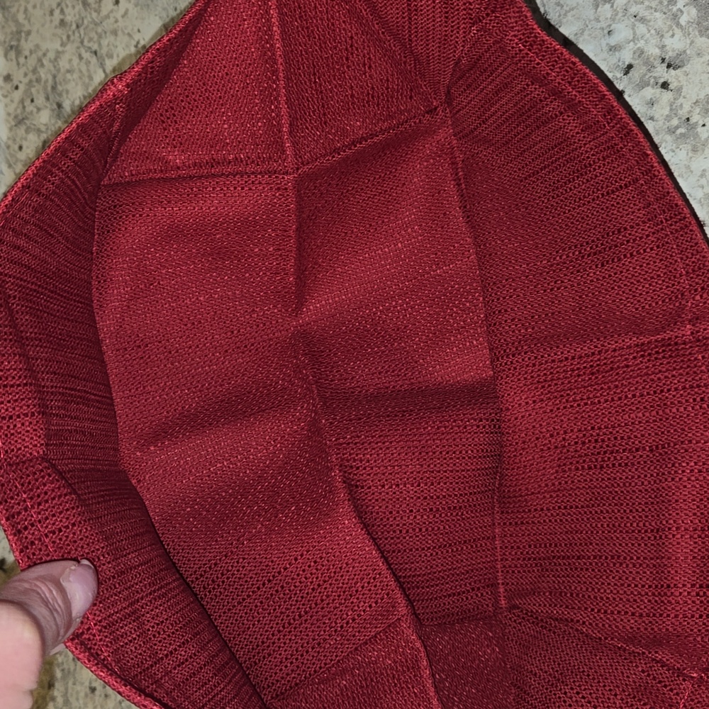 New Longaberger Vacation Keepsake Fabric Basket Liner in Paprika